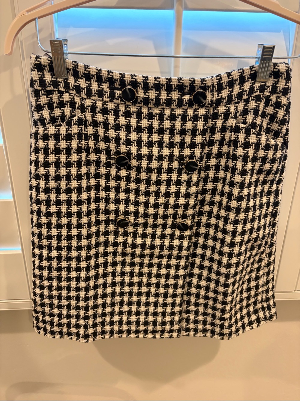 Talbots Houndstooth Tweed A-Line Skirt Size 2